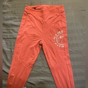 Coral Gymshark leggings